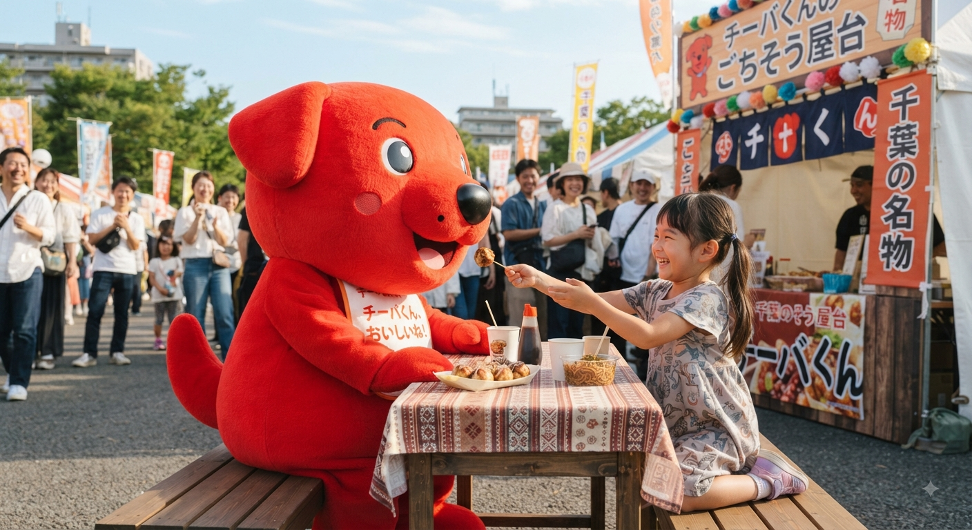 スレッドヘッダー画像: チーバくんを労う