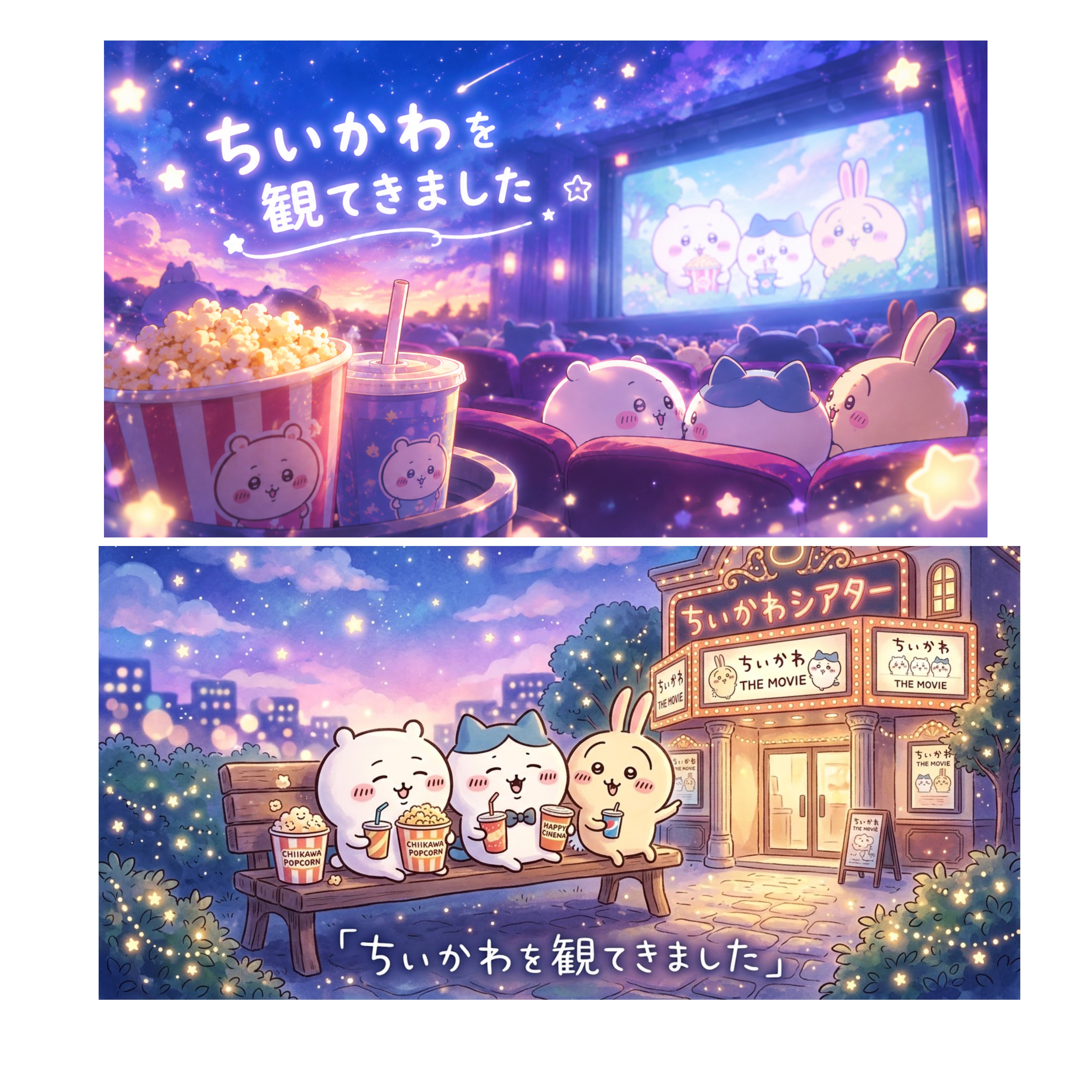 スレッドヘッダー画像: どっちが映画見に行った感でてる？
