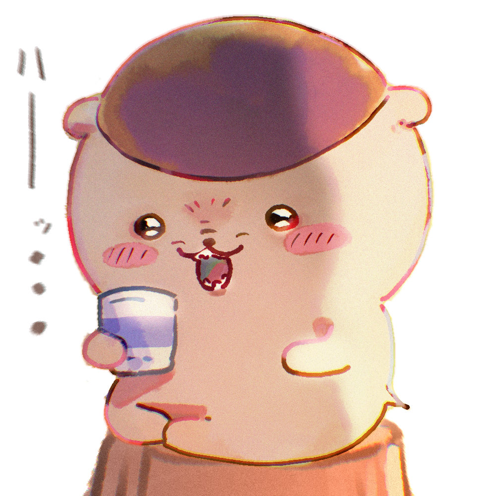 スレッドヘッダー画像: お題貰って描いたくりまんじゅう🍶後でもう1個貰ってるお題も描く！いい絵の練習