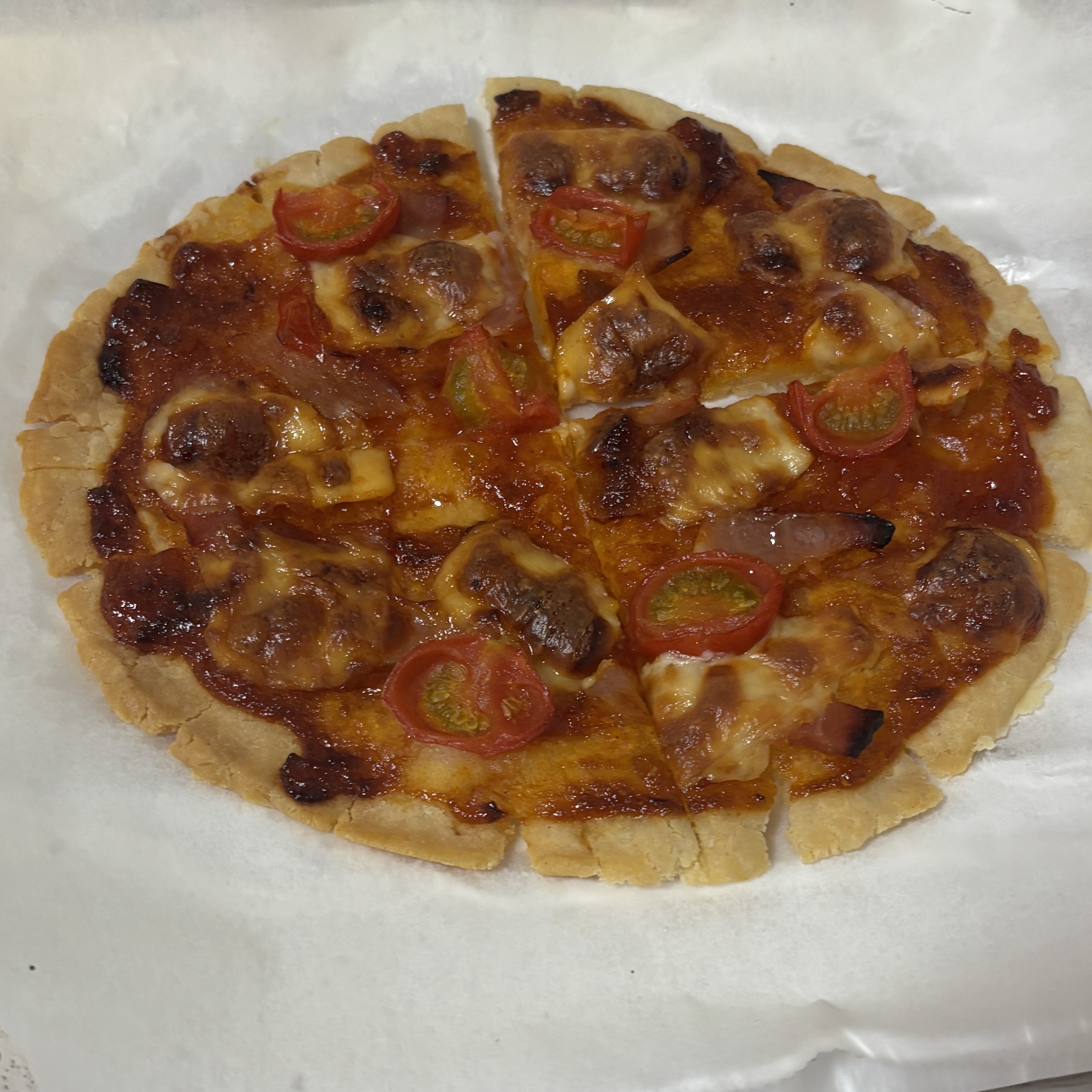 スレッドヘッダー画像: ピザ作った、思ったより簡単🍕