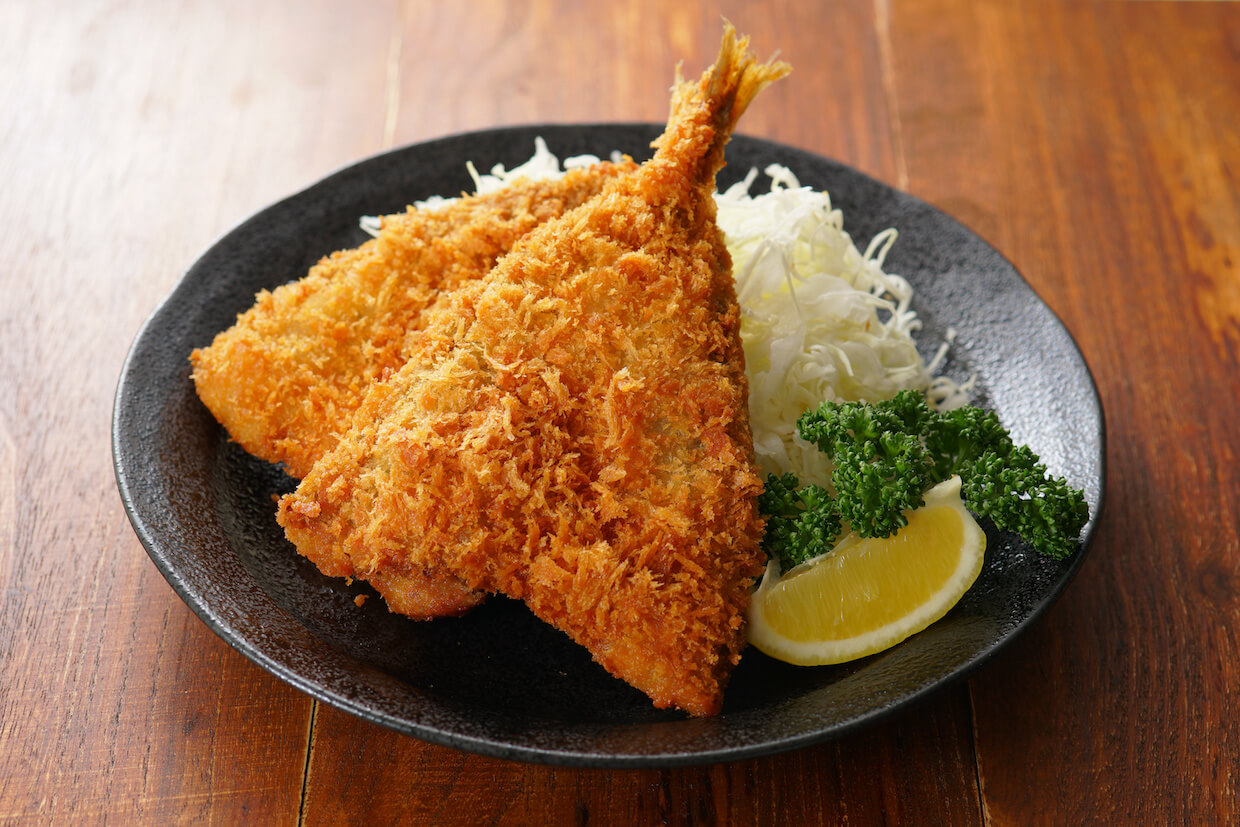 スレッドヘッダー画像: 近所の魚屋のアジフライめっちゃ美味しい