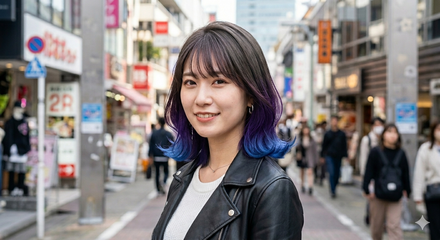 スレッドヘッダー画像: 美容室で注文するのにイメージ通りの画像なかなか見つからなかったからAIに作らせたわ